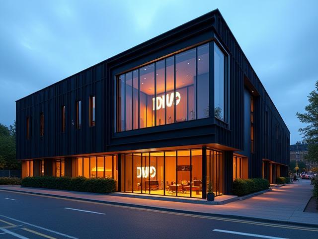 Exterior moderna oficina de DVP SAI LTD en Londres