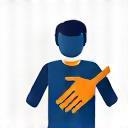 Ícono de orientación al cliente